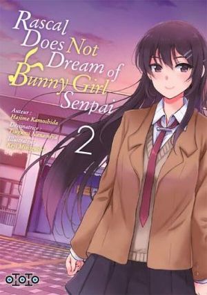 Rascal Does Not Dream of Bunny Girl Senpai, tome 2