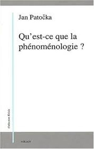 Qu'est-ce que la phénoménologie ?