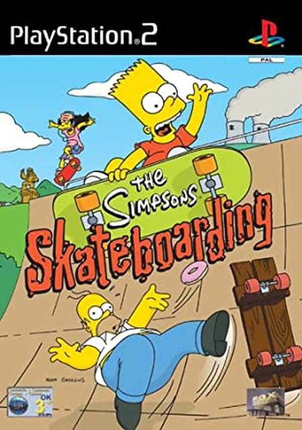 The Simpsons Skateboarding