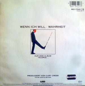 Wenn ich will / Wahrheit (Single)