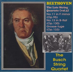 Beethoven: The Late String Quartets (vol.3)