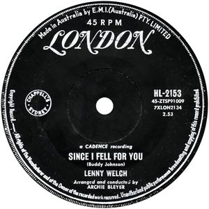 Since I fell For You / Are You Sincere (Single)