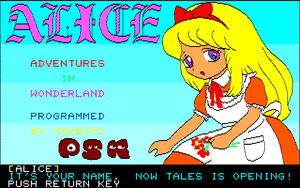 Alice: Adventures in Wonderland