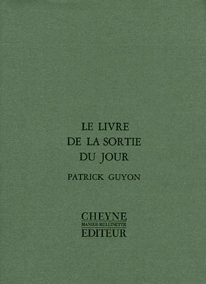 Le livre de la sortie du jour