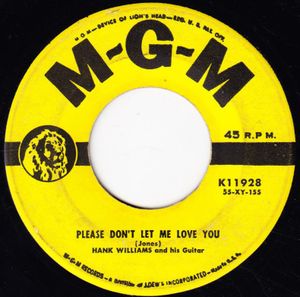 Please Don't Let Me Love You / Faded Love and Winter Roses (Single)