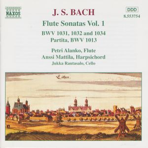 Flute Sonatas, Volume 1: BWV 1031, 1032 and 1034 / Partita, BWV 1013