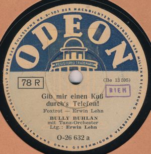 Gib mir einen Kuß durch's Telefon ! / Sieben auf einen Streich (Single)