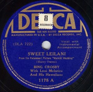 Sweet Leilani / Blue Hawaii (Single)