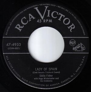 Outside of Heaven / Lady of Spain (Single)
