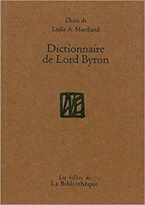 Dictionnaire de Lord Byron