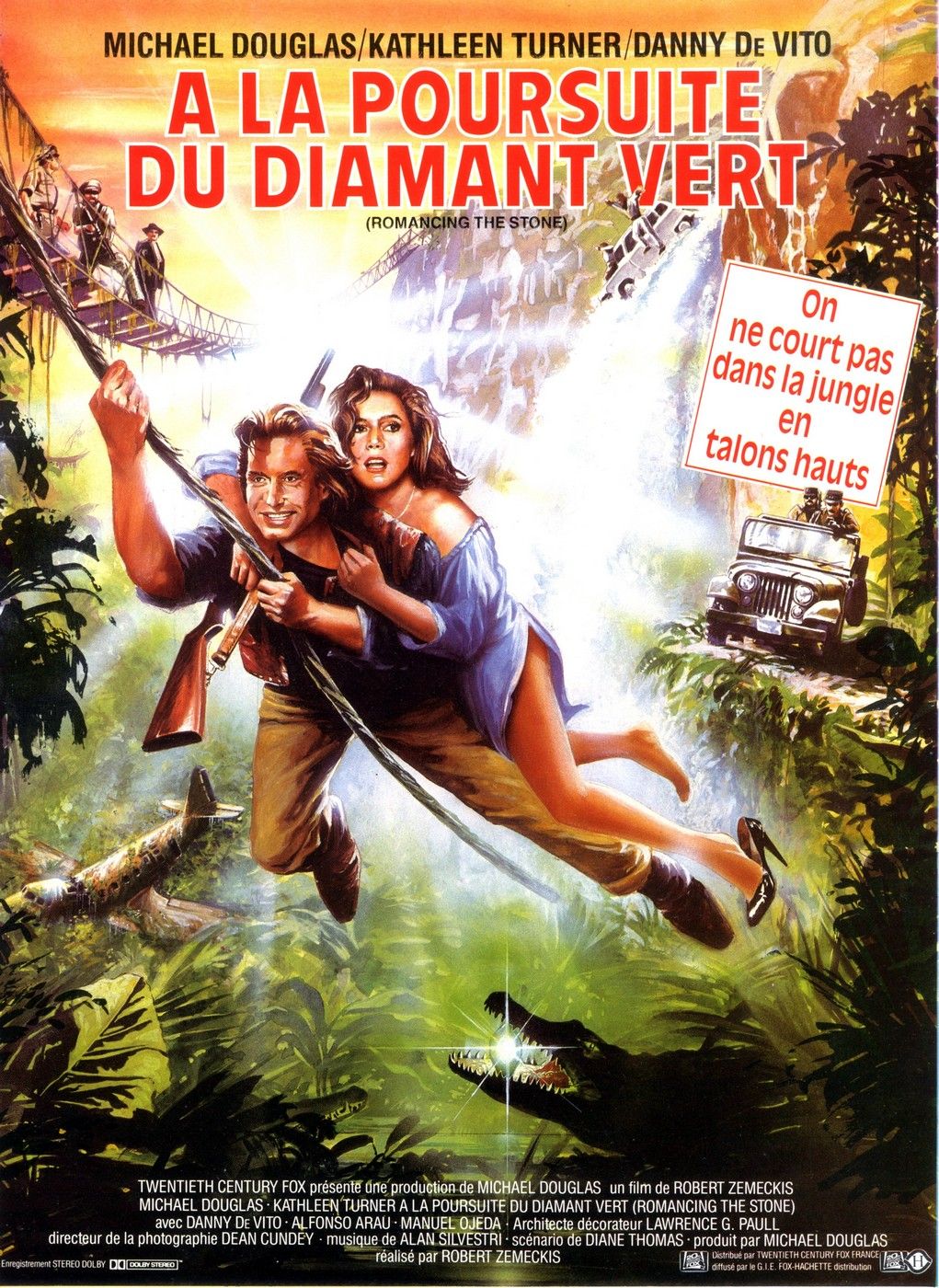Distribution De à La Poursuite Du Diamant Vert À la poursuite du diamant vert - Film (1984) - SensCritique