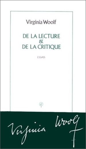 De la lecture et de la critique