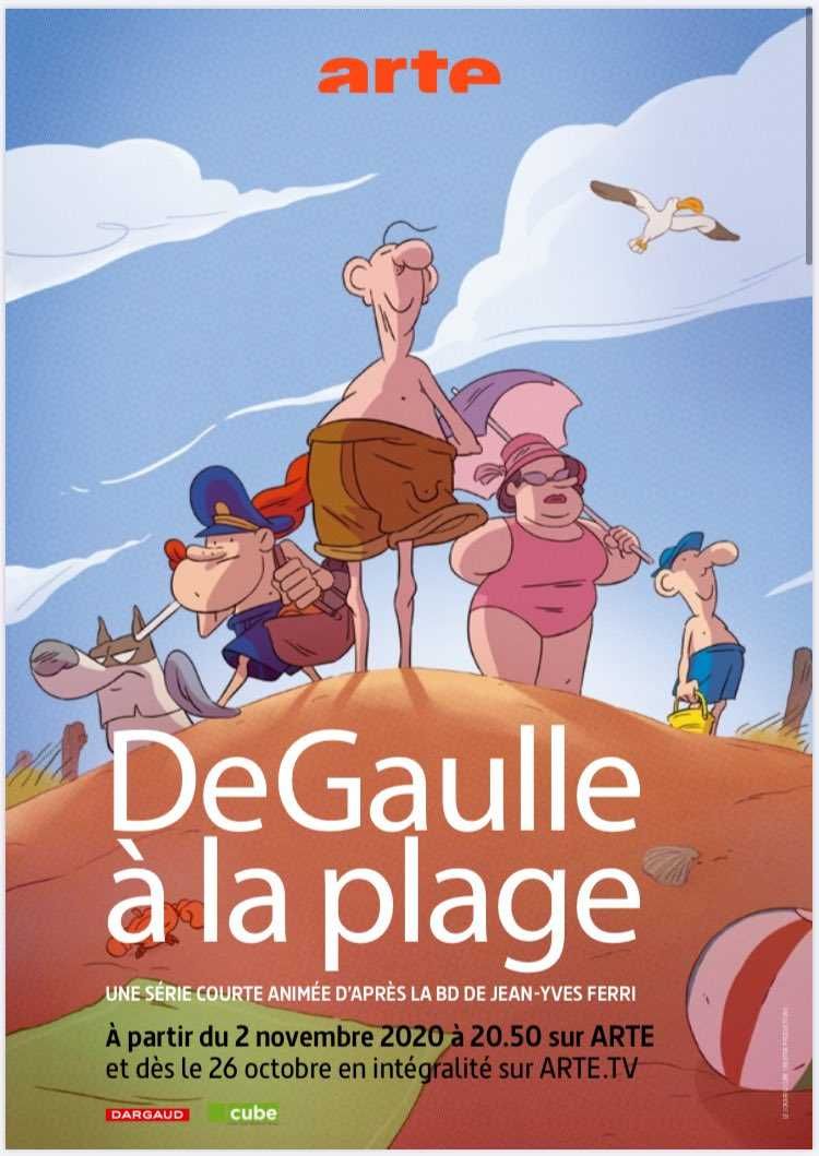 De Gaulle A La Plage Dessin Anime Senscritique