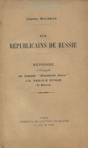 Aux républicains de Russie
