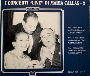 I Concerti "Live" Di Maria Callas - 2