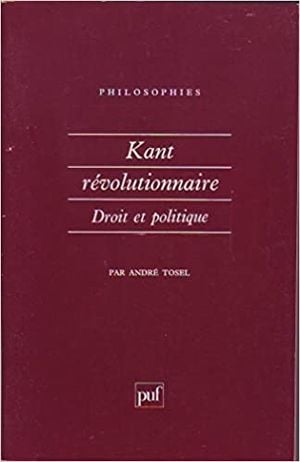 Kant révolutionnaire : droit et politique