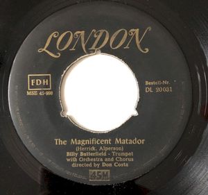 The Magnificent Matador / Sugar Blues Mambo (Single)