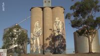 Australie, le street art s'invite sur les silos