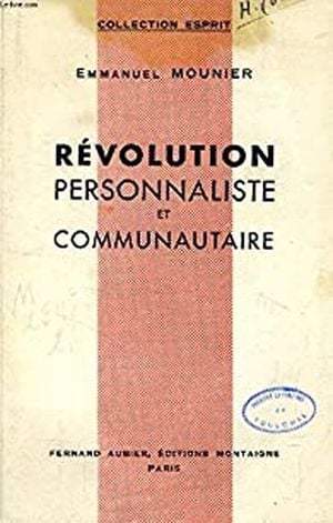 Révolution personnaliste et communautaire