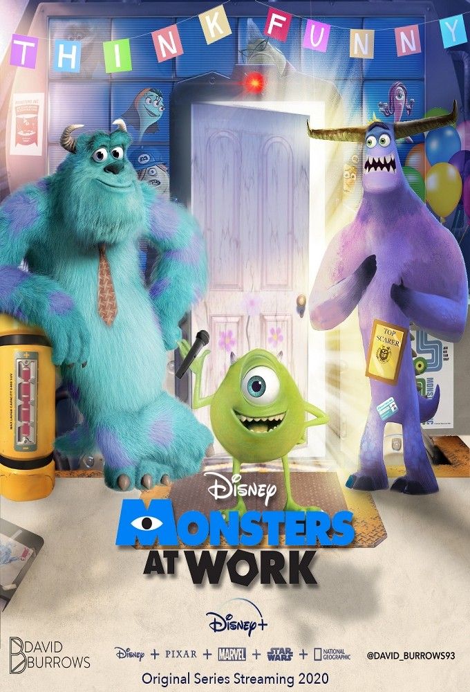 Monstres Et Cie Au Travail Affiches, posters et images de Monstres & Cie : Au travail (2021)