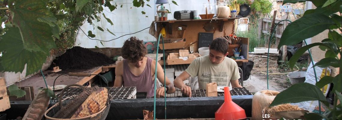 Cover Les Mains dans la terre - Naissance d'un écovillage