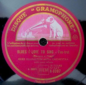 Blues I Love to Sing / Double Check Stomp (Single)