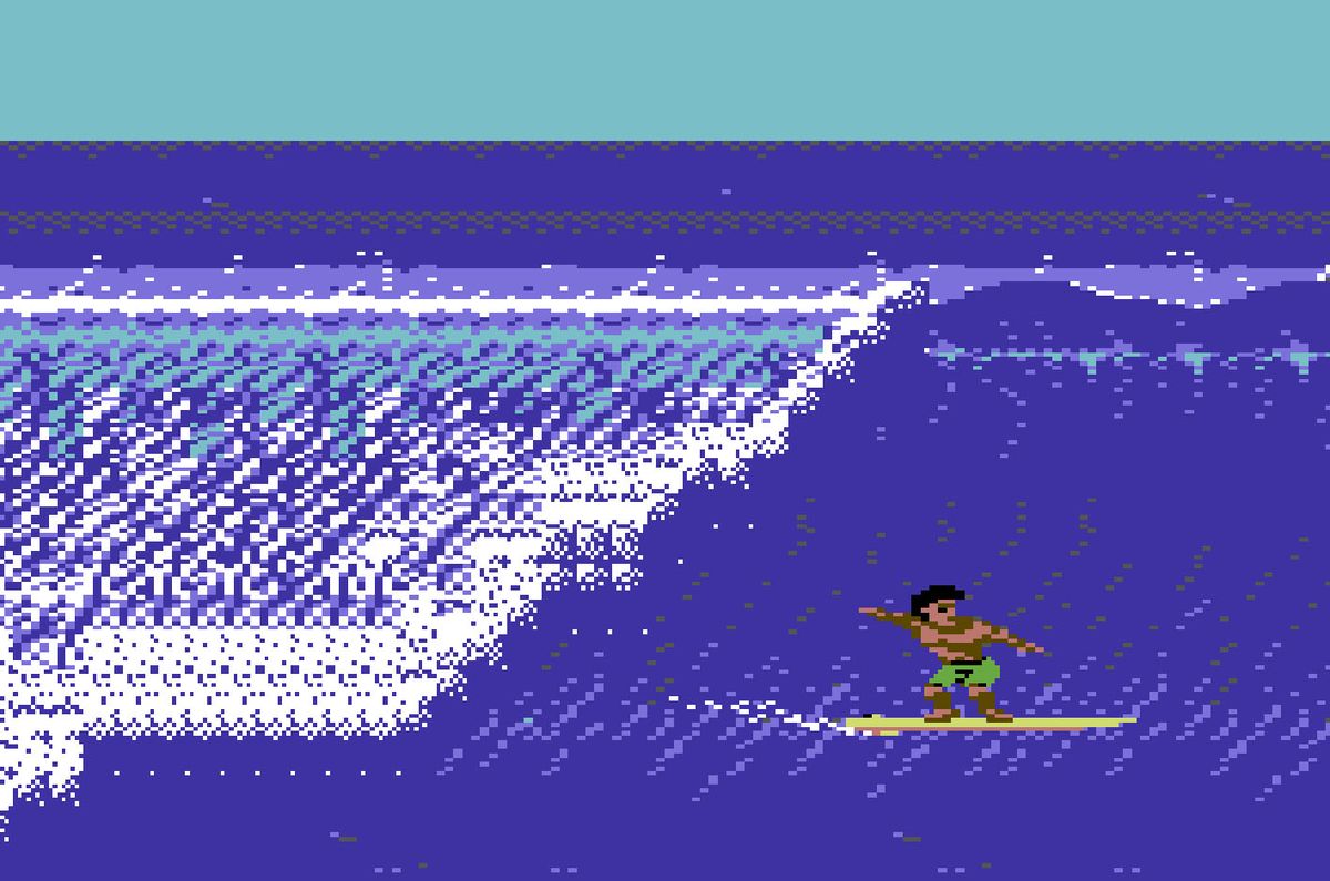 Surf video game. Commodore 64 California games. California games Sega. Амига 2600. Игра Старая Эволюция из воды.