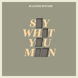 Say What You Mean (Single)