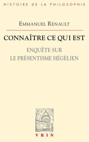 Connaître ce qui est