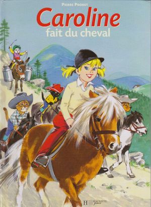 Caroline fait du cheval