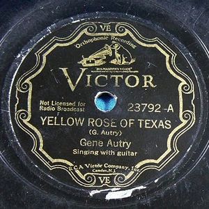 Yellow Rose Of Texas/Louisiana Moon (Single)