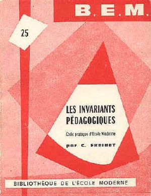 Les Invariants pédagogiques