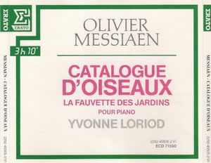 Catalogue D'Oiseaux