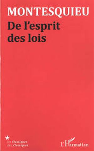 De l'esprit des lois