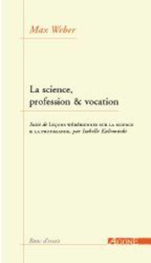 La Science, profession et vocation