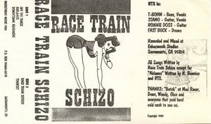 Race Train Schizo "The Race Train Schizo 1988 E.P." (EP)