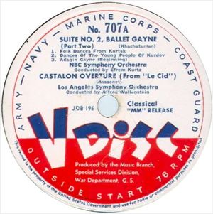 Suite no. 2, Ballet Gayne / Castalon Overture / Espana (EP)