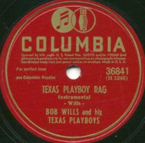 Texas Playboy Rag / Silver Dew on the Blue Grass Tonight (Single)