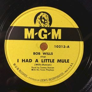 I Had a Little Mule / Blues for Dixie (Single)