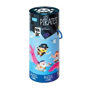 Les pirates : puzzle et livre