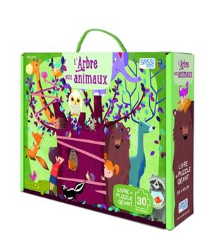 L'arbre aux animaux : livre + puzzle géant