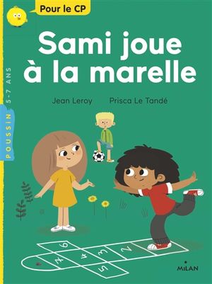 Sami joue à la marelle