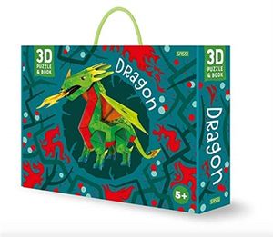 Dragon : puzzle 3D and book