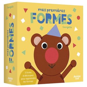 Mes premières formes : 3 livres à découpes pour apprendre les formes