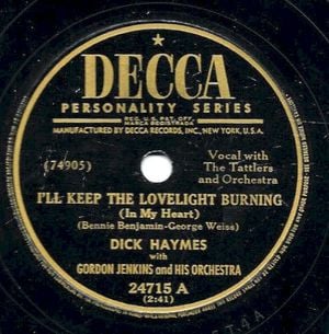 I'll Keep the Lovelight Burning / Home (Single)