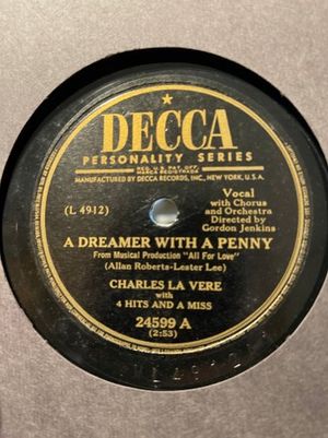 Dreamer With a Penny / Have a Little Sympathy (Single)