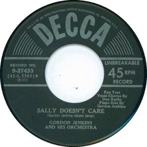 Sally Doesn't Care / More Than I Care to Remember (Single)