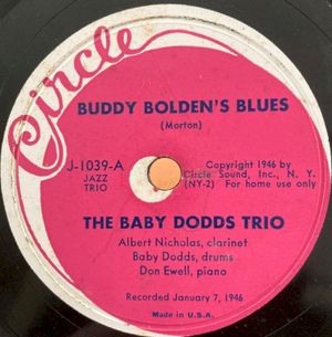 Buddy Bolden's Blues / Drum Improvisation No. 2 (Single)