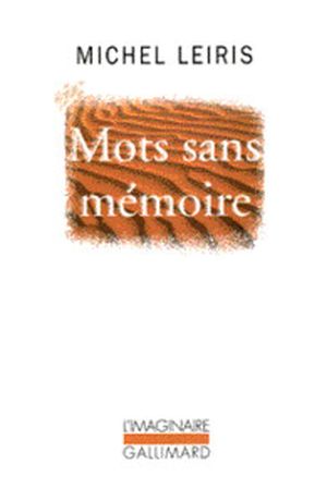 Mots sans mémoire