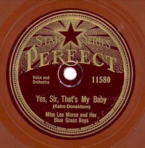 Yes Sir, That's My Baby / An Old Fashioned Romance (Single)